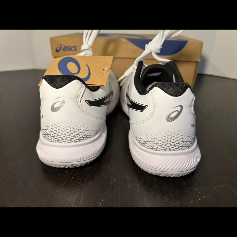 Asics Gel-Tactic 12 Volleyball Shoes Sneakers White/Black Mens Size 8